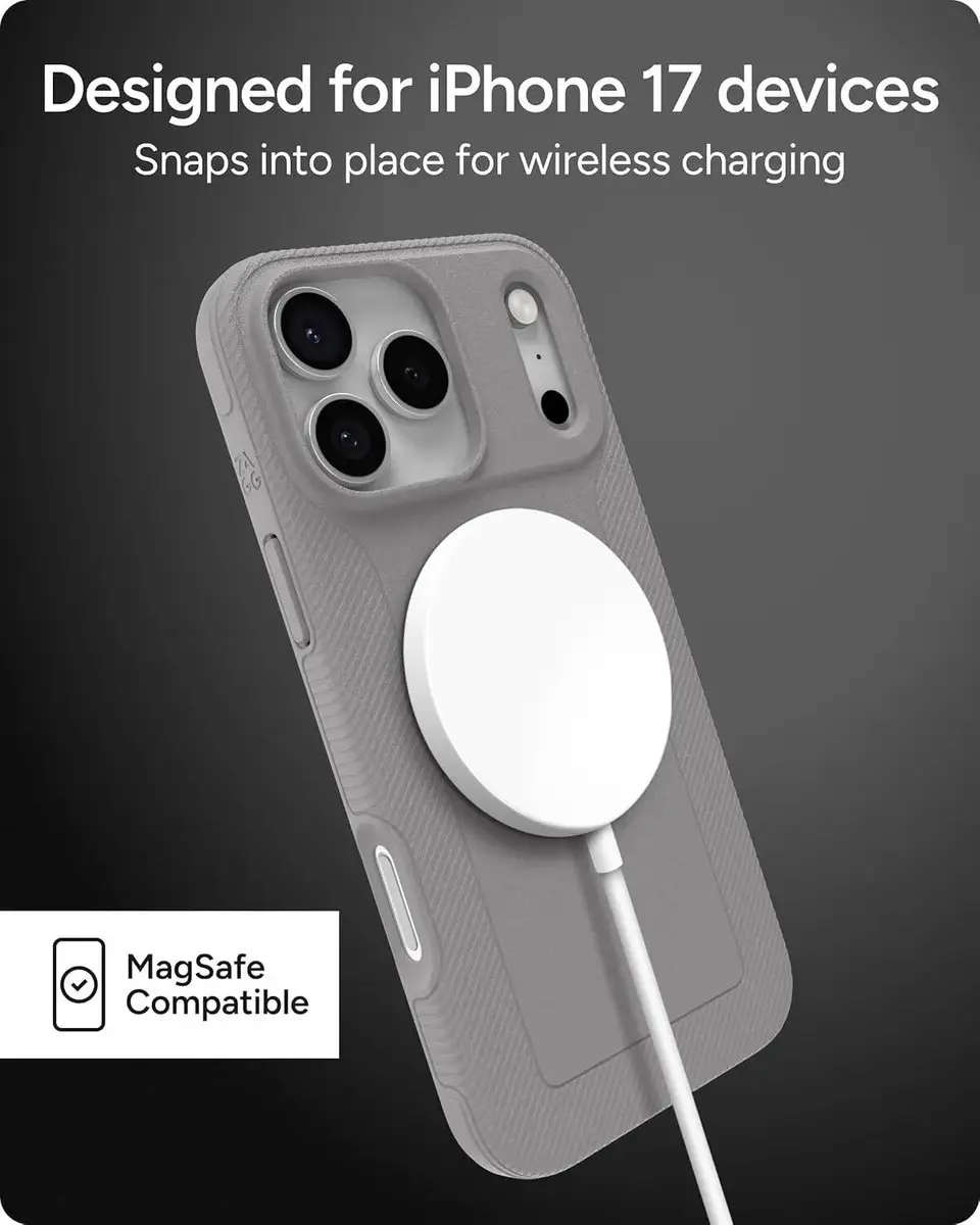 ZAGG Luxe Snap Hoesje 702318839 - iPhone 17 Pro Max - Grijs