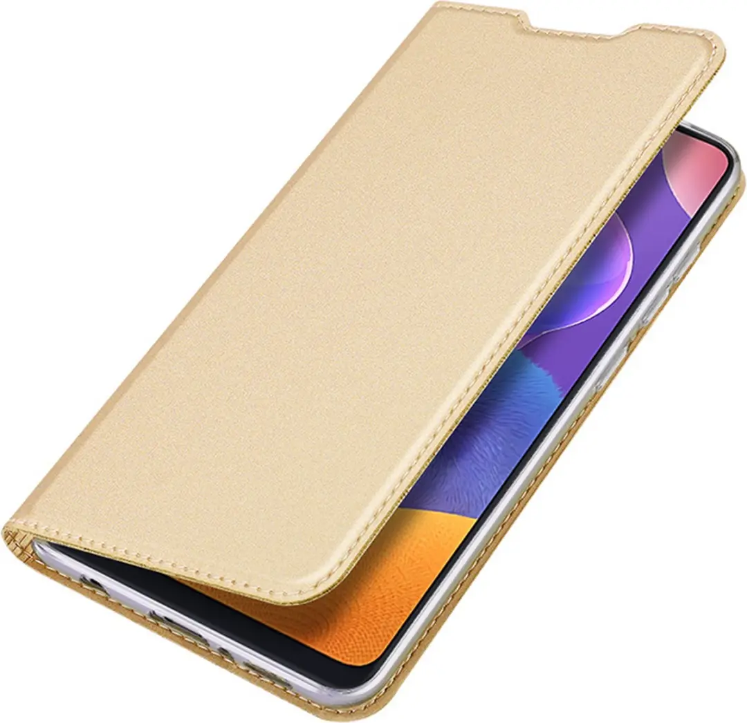 Dux Ducis Pro Series Slim Wallet Hoes - Samsung Galaxy A31 - Goud