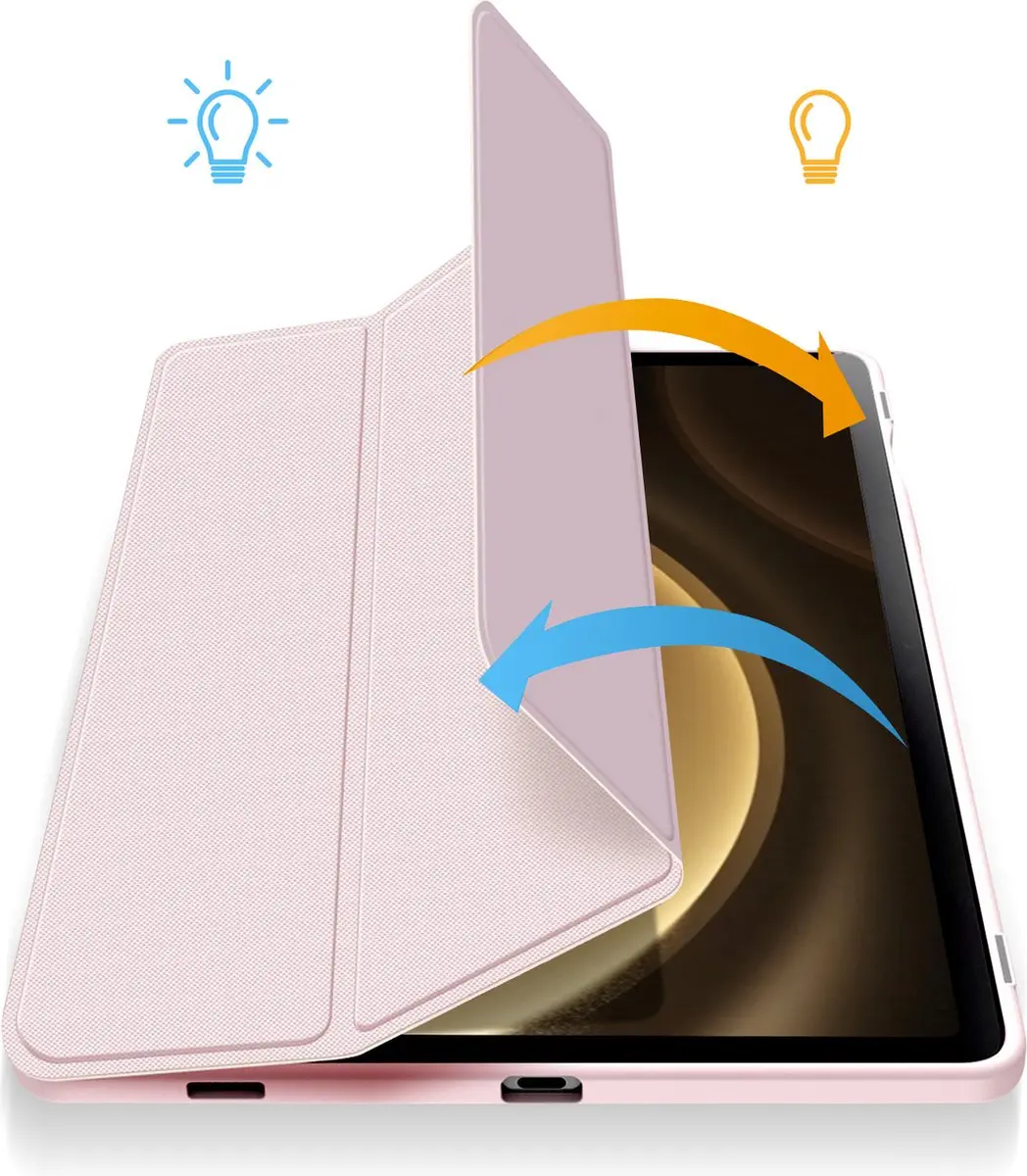 Dux Ducis Toby Series FOLIO-TOBY-PK-X510 Tablethoes - Roze