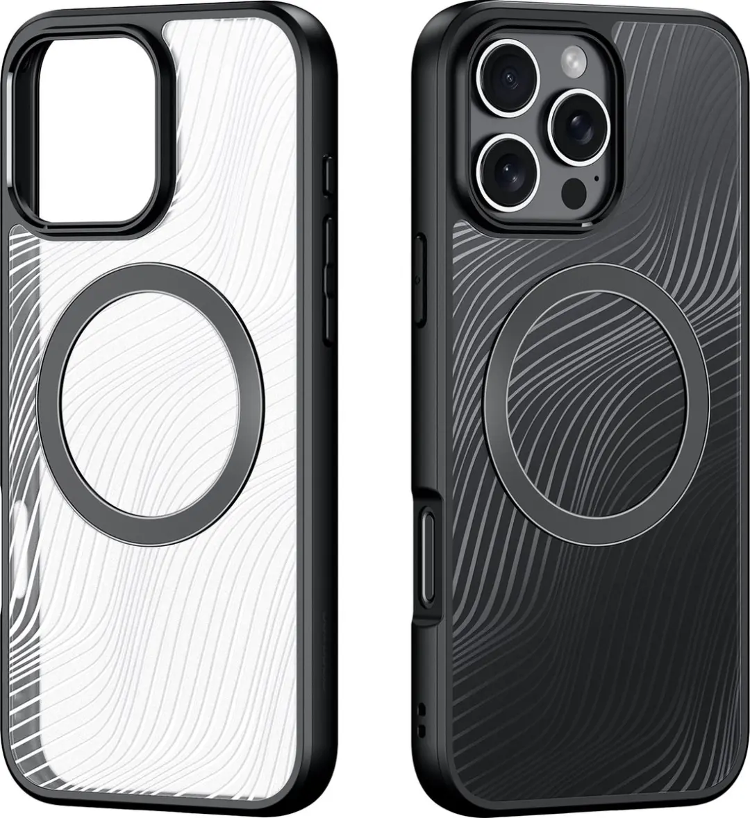 Dux Ducis Aimo Series SH00076581 iPhone 16 Pro Hoesje - Zwart