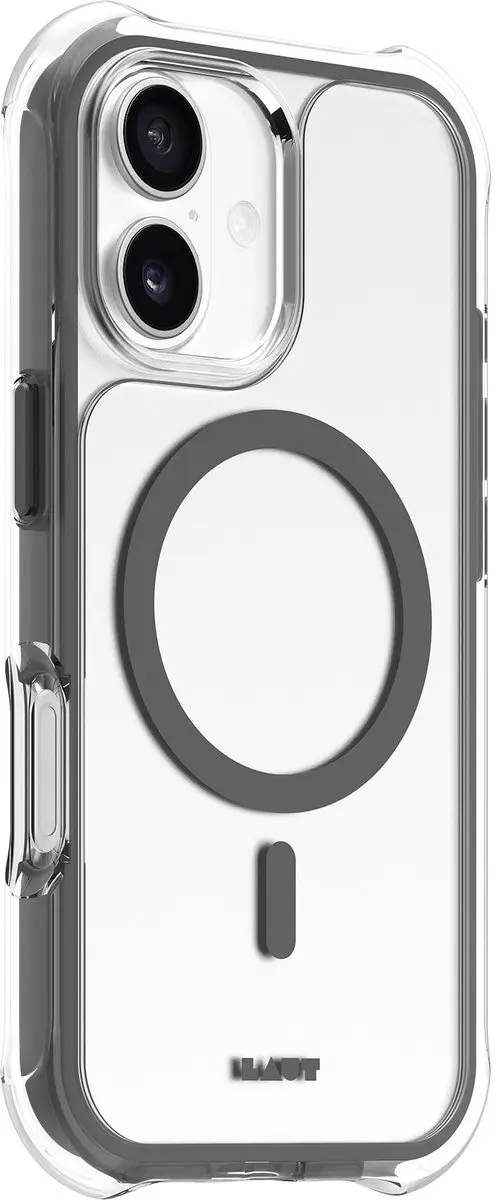 Laut Aero Protect iPhone 17 Hoesje - Shadow Grey - MagSafe