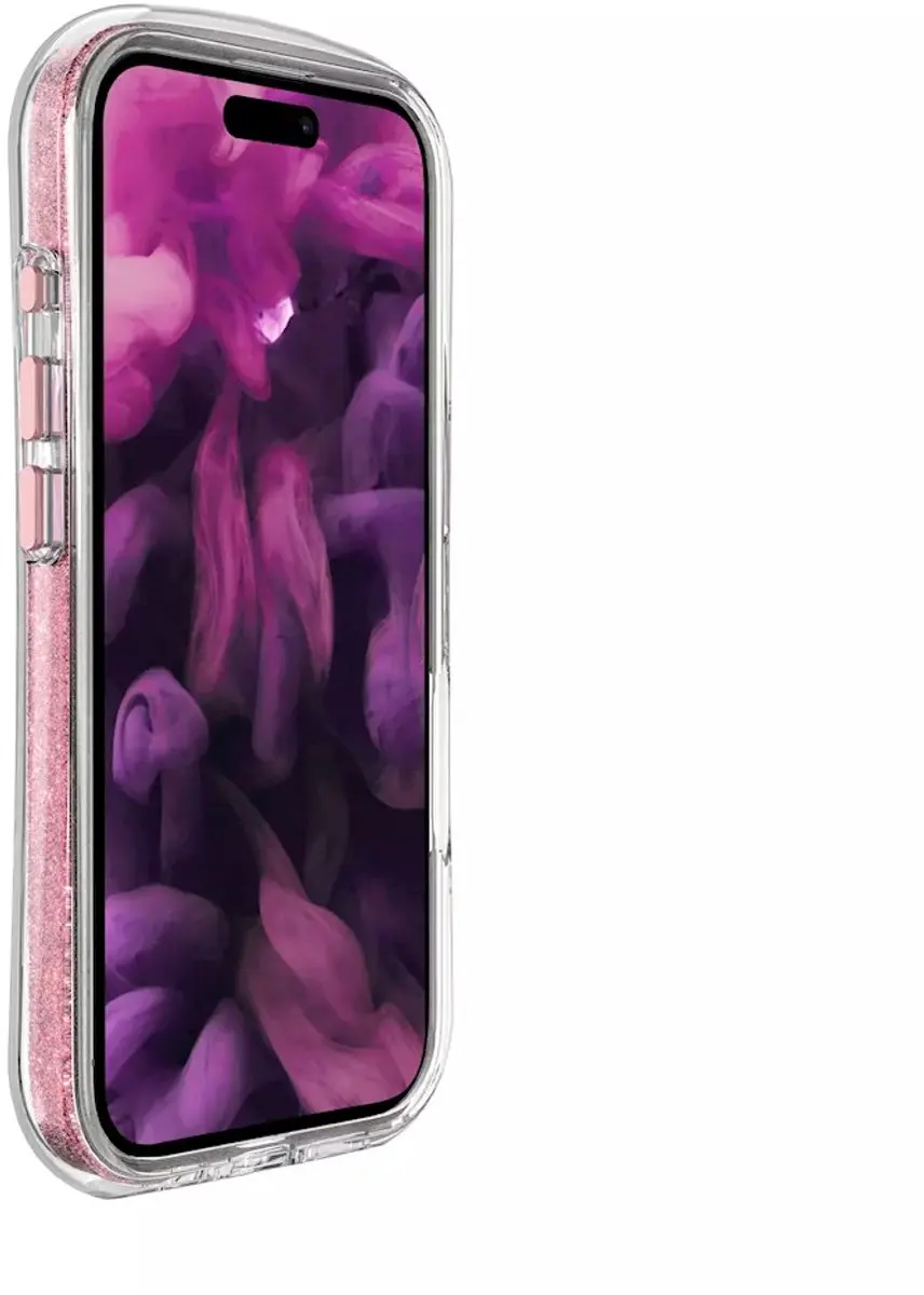 Laut Aero Sparkle iPhone 16 Hoes - Pink - LIP24AASP
