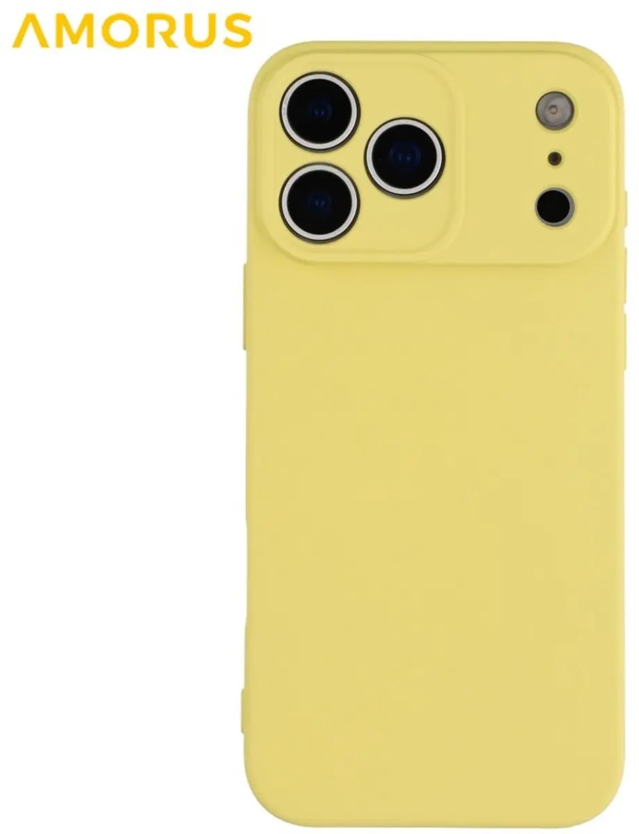 Amorus iPhone 17 Pro Max Hoesje - Sand Yellow