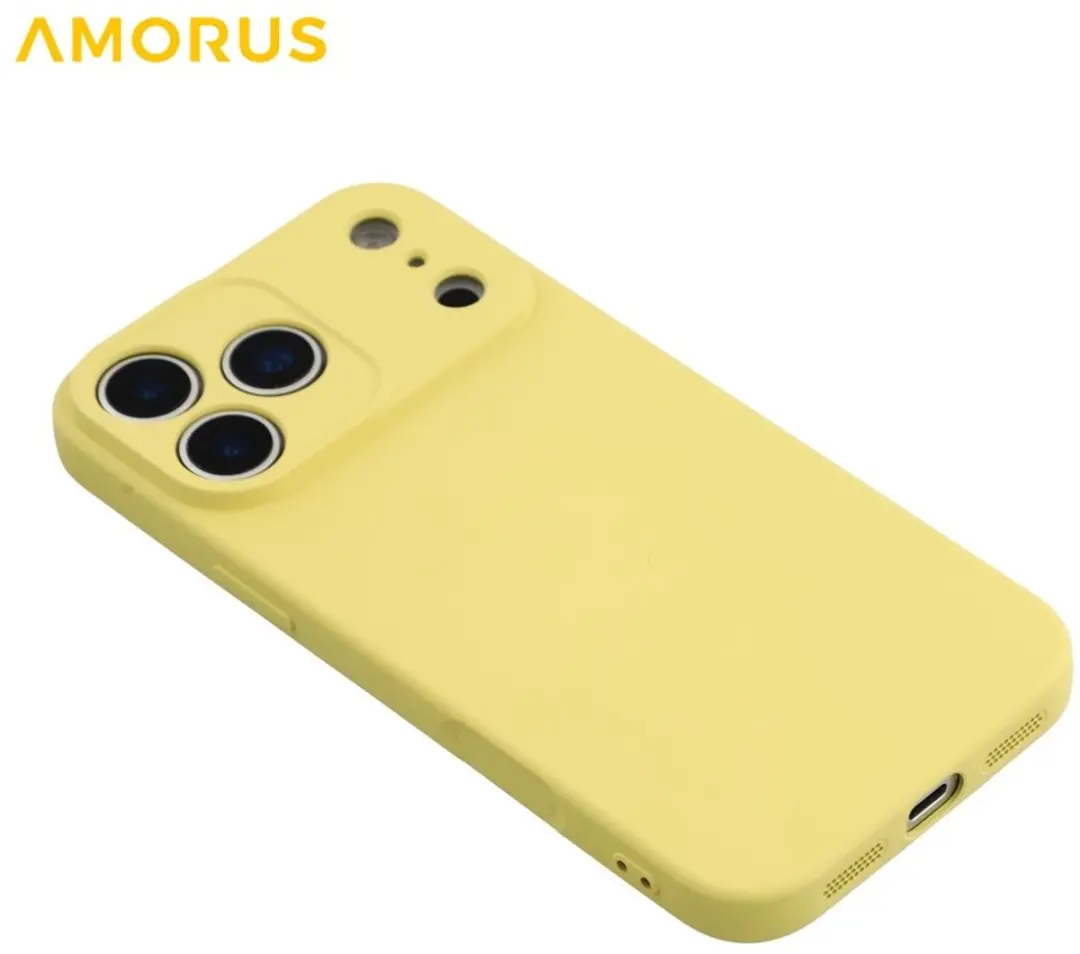 Amorus iPhone 17 Pro Max Hoesje - Sand Yellow
