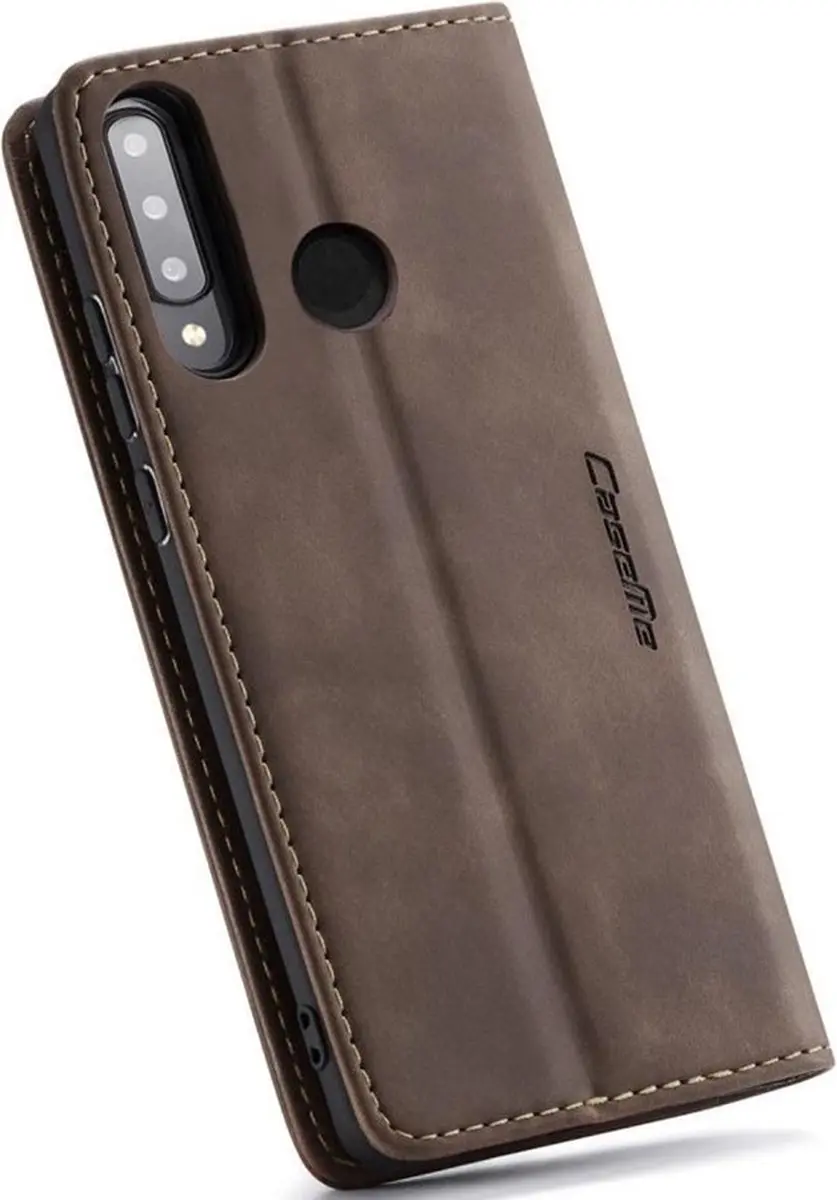 Caseme Book Case P30L87956402 - Huawei P30 Lite Hoesje - 2 Pasjes - Donkerbruin