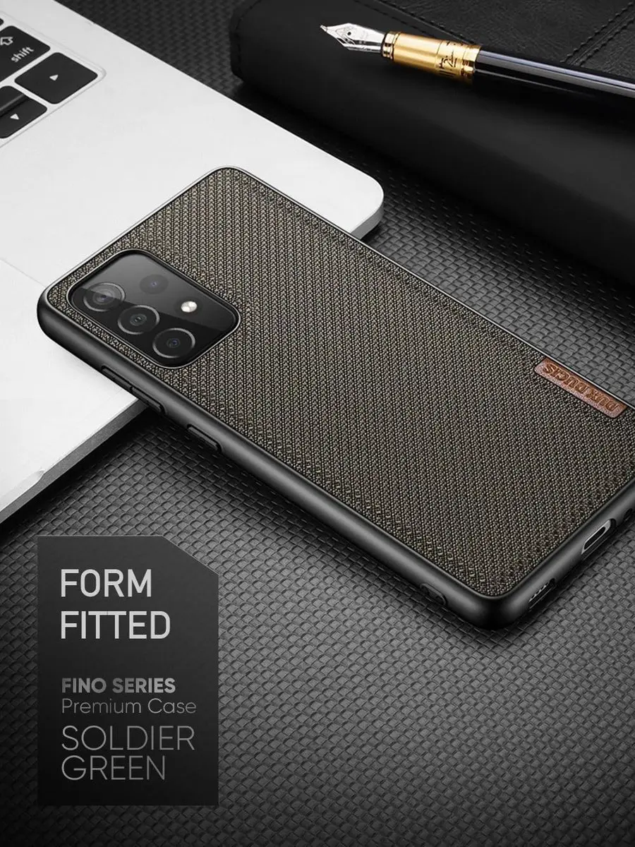 Dux Ducis Fino Series A726-53 Hoesje - Samsung Galaxy A72 - Donker Groen