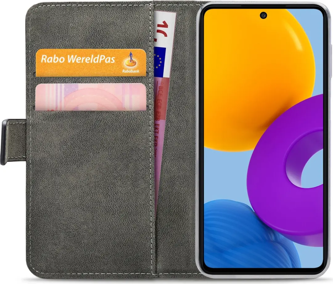 Mobilize Classic Gelly Wallet Bookcase Samsung Galaxy M52 - Zwart