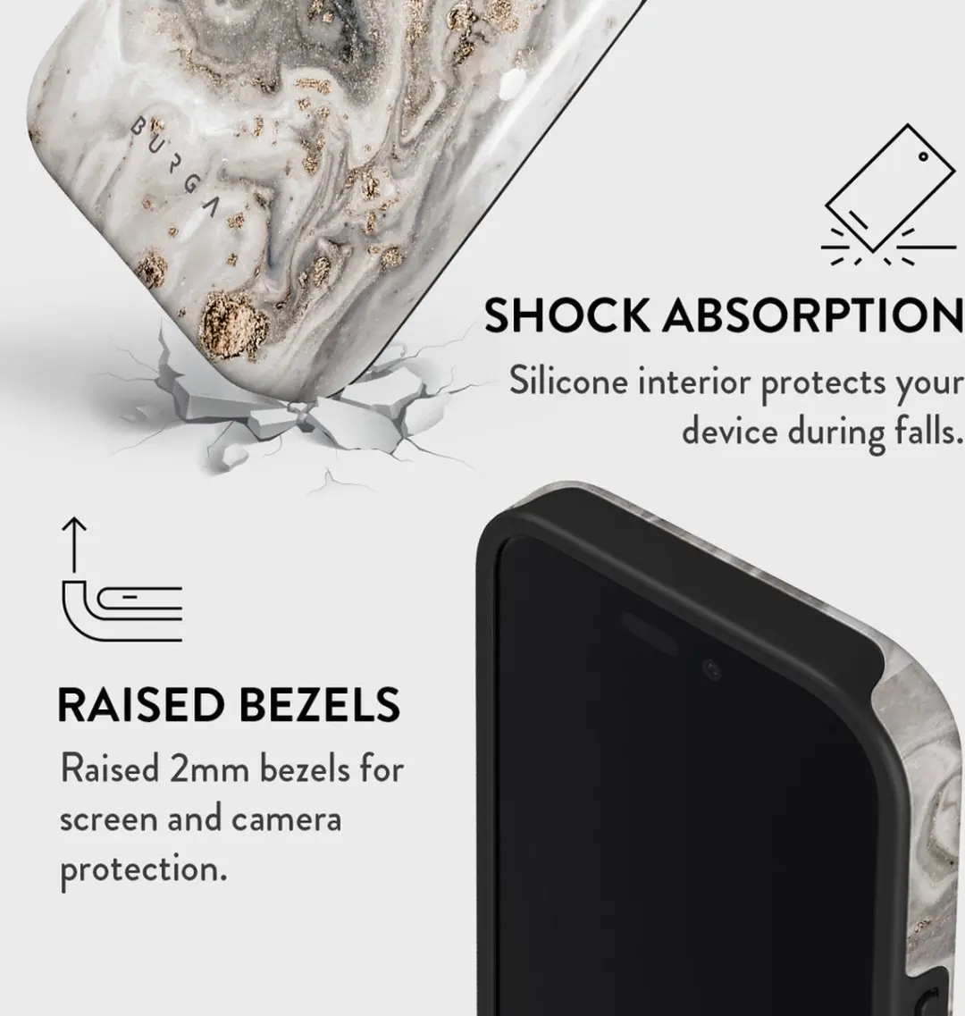 Burga Tough Case iPhone 16 Snowstorm - HO_03_IP16_TH