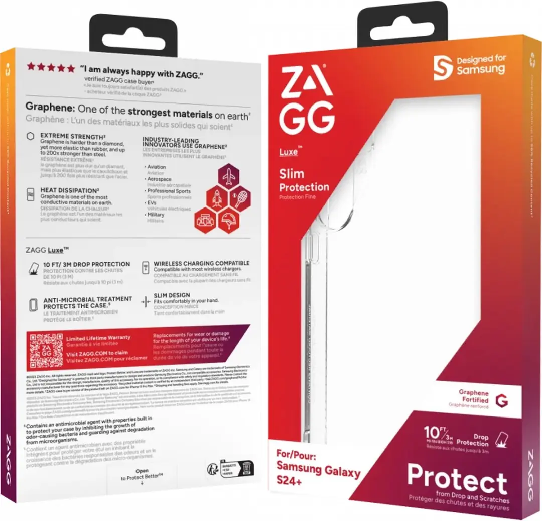 ZAGG Luxe Hoesje Samsung S24 Plus 702313552 - Transparant