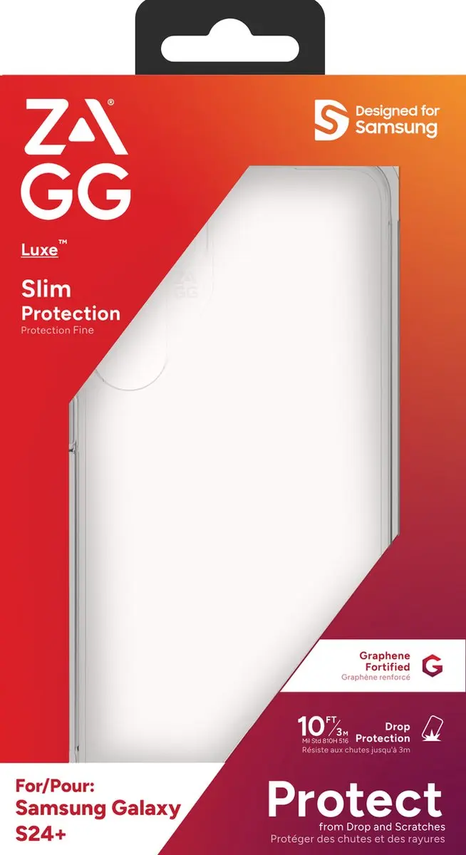 ZAGG Luxe Hoesje Samsung S24 Plus 702313552 - Transparant