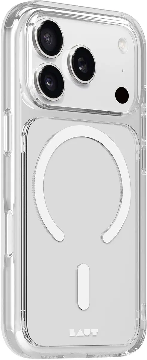 Laut Crystal Fluro iPhone 17 Pro Hoesje - Lichtgrijs