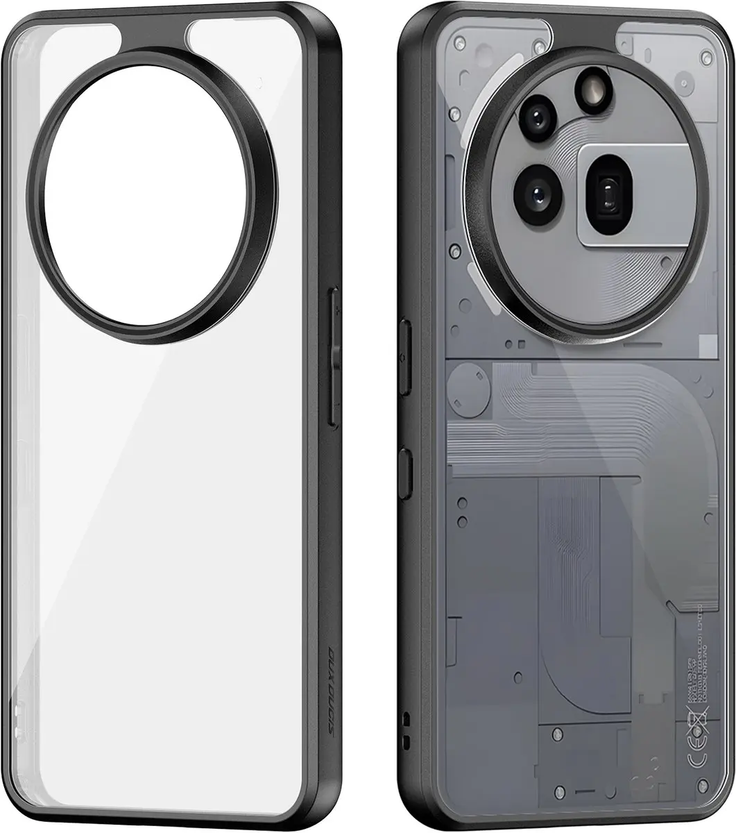 Dux Ducis Aimo Back Cover Nothing Phone 3a Pro - Zwart - SH00085754