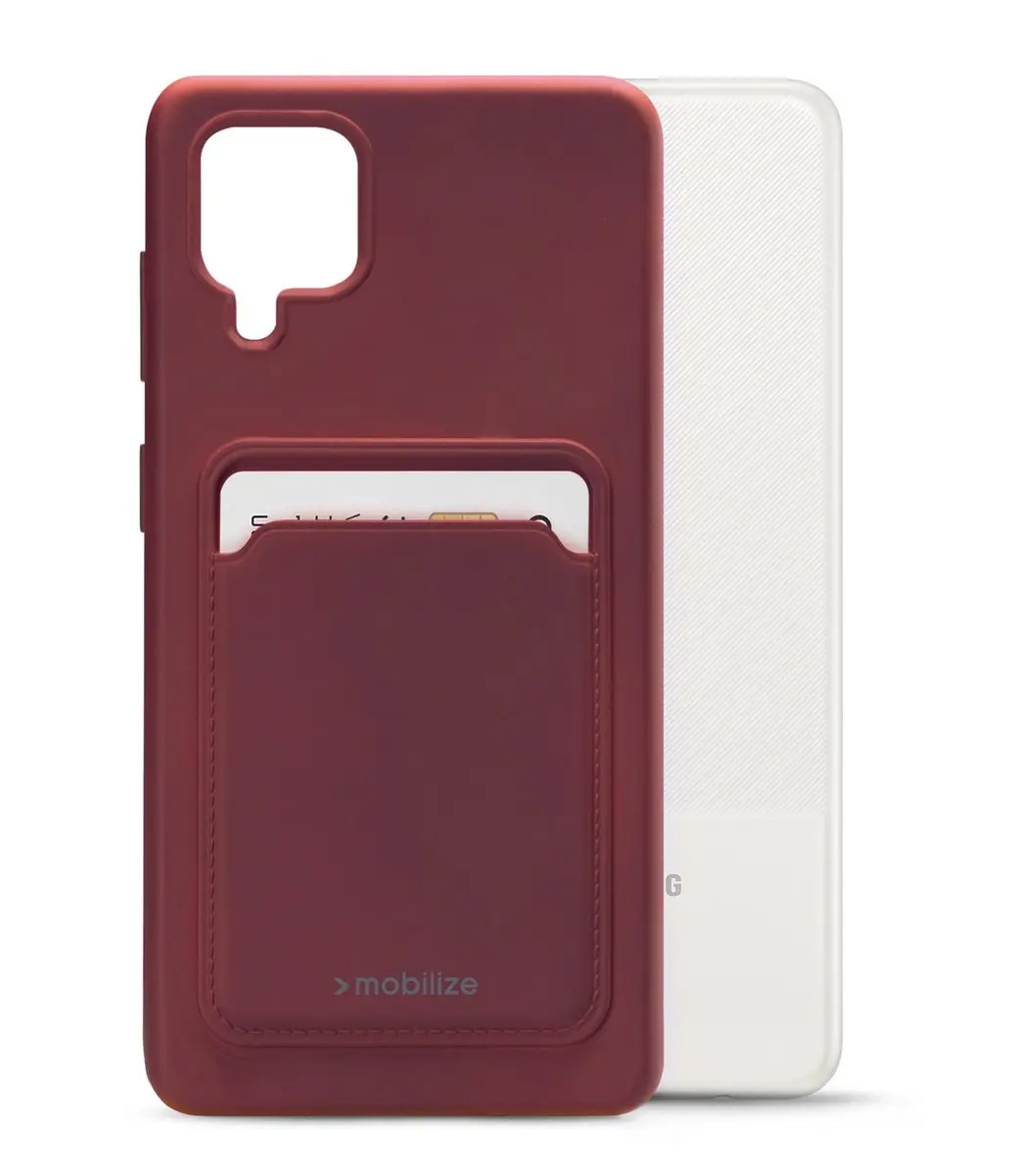 Mobilize Rubber Gelly Card Hoesje Samsung Galaxy A12