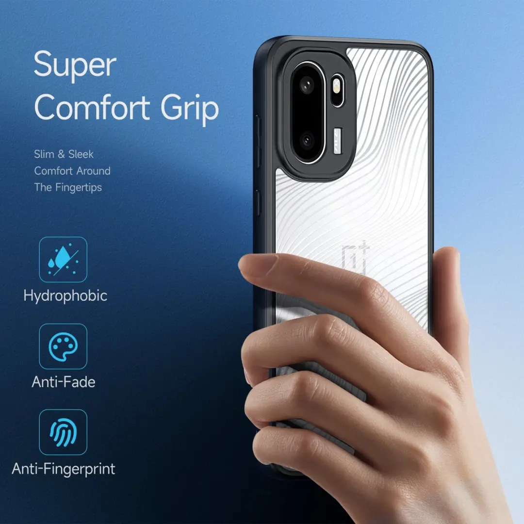 Dux Ducis Aimo Series Hoesje OnePlus 15R - Transparant Zwart