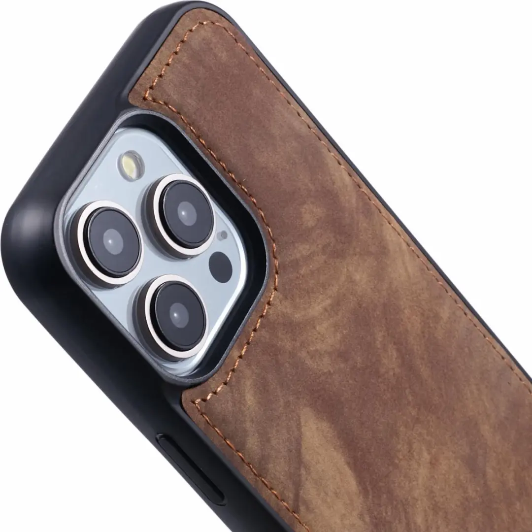 Caseme iPhone 15 Pro Max Backcover - 8 Pasjes - Bruin - afbeelding 6 van 6