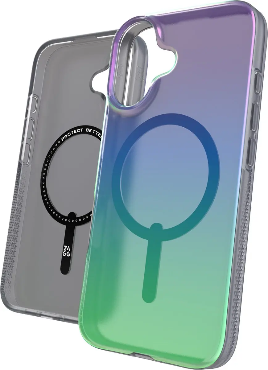 ZAGG Milan Snap Mag iPhone 16 Hoesje - Raven Feather - 702315114
