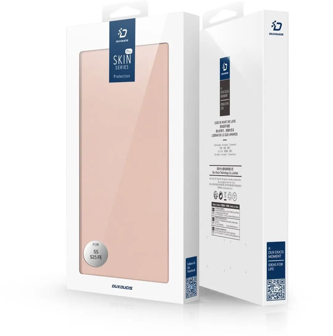 Dux Ducis Skin Pro Hoesje Samsung Galaxy S25 FE - Roze