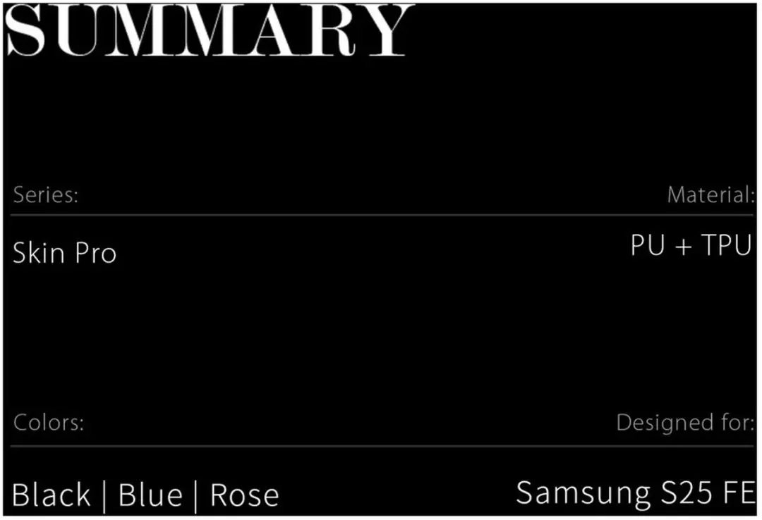 Dux Ducis Skin Pro Hoesje Samsung Galaxy S25 FE - Roze