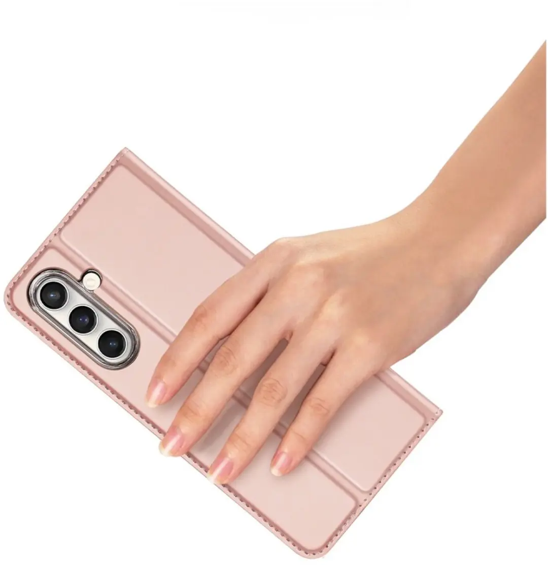 Dux Ducis Skin Pro Hoesje Samsung Galaxy S25 FE - Roze