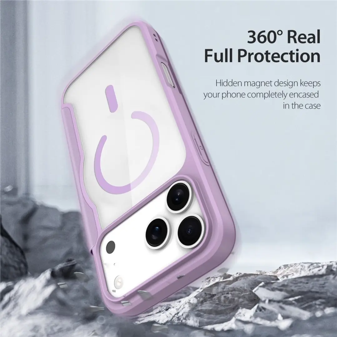 Dux Ducis iPhone 17 Pro Max Hoesje Book Case MagSafe - Lavendel