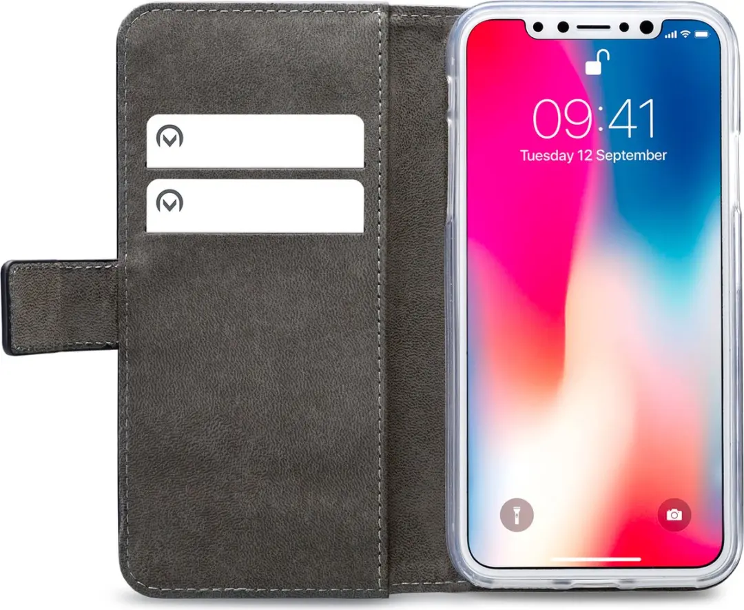 Mobilize Classic Gelly Wallet Bookcase iPhone XS Max - Zwart