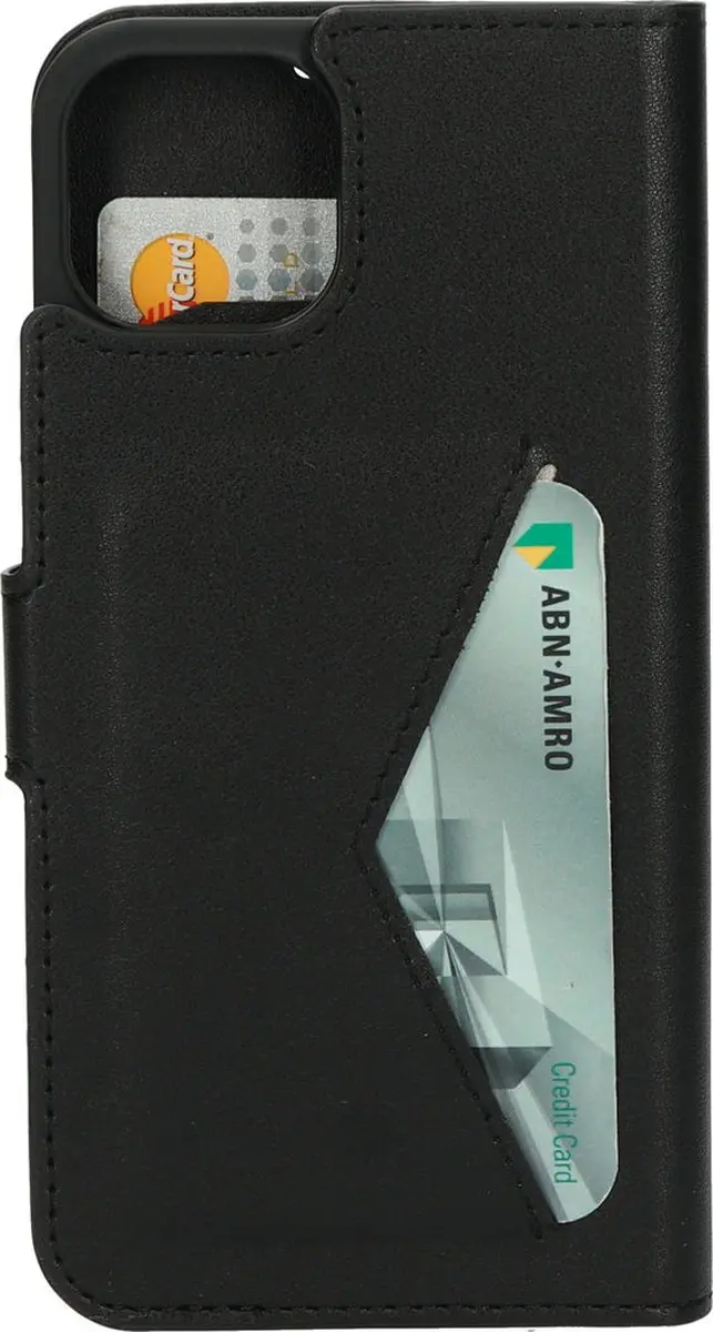 Mobiparts MP-118629 Hoesje iPhone 13 - Wallet Eco Leer - Zwart