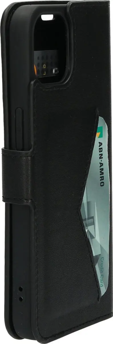 Mobiparts MP-118629 Hoesje iPhone 13 - Wallet Eco Leer - Zwart - afbeelding 6 van 6
