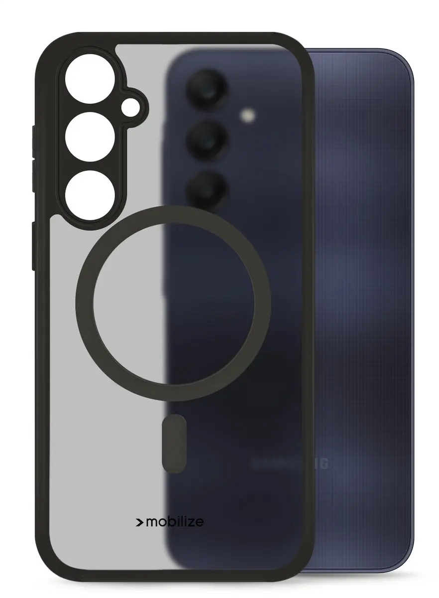 Mobilize Hybrid Backcover MOB-MCHCB-GALA265G - Samsung Galaxy A26 - Zwart