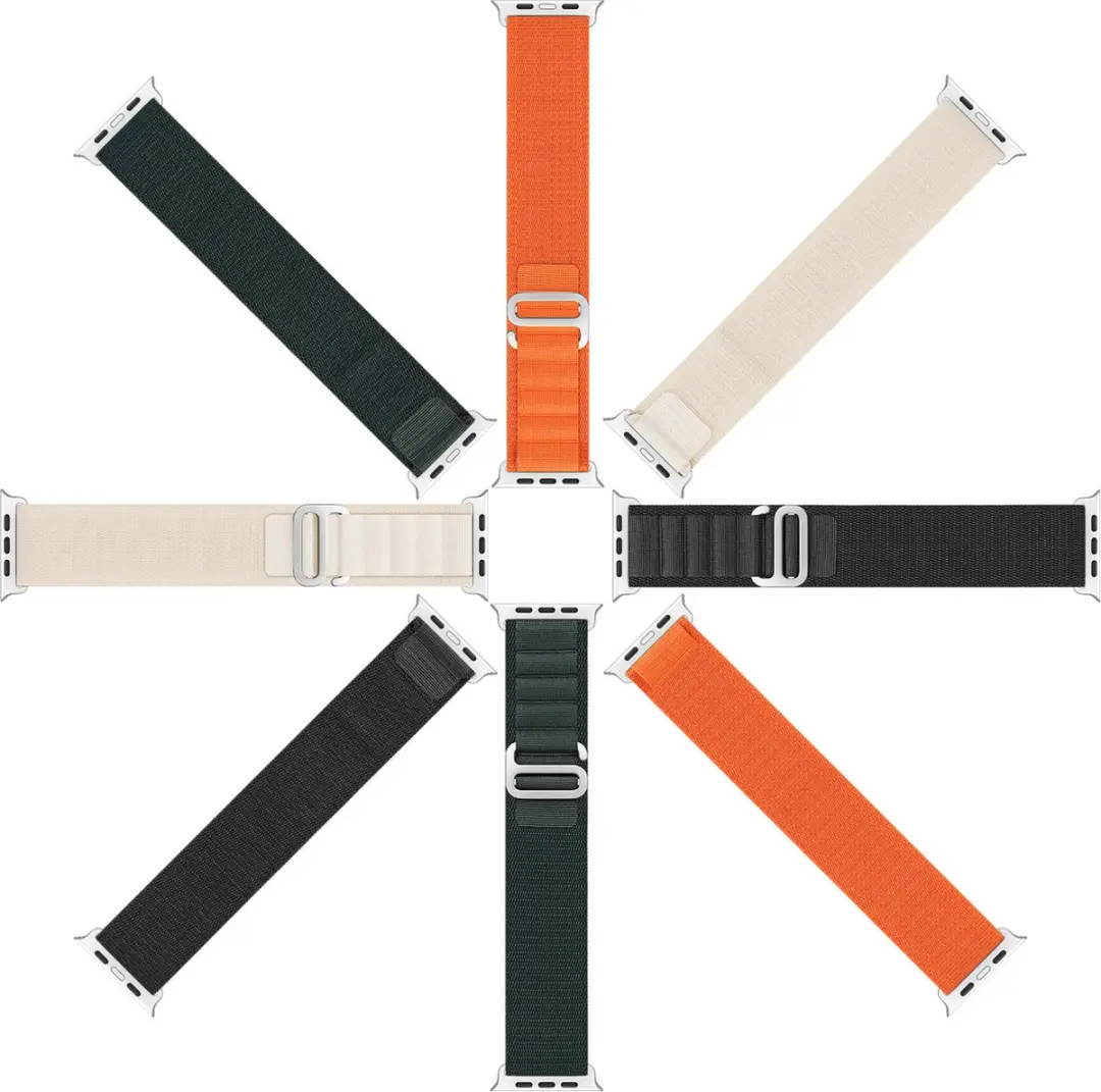 Dux Ducis GS-versie Sportgesp - Apple Watch - 45/44/41/40/38mm - Zwart