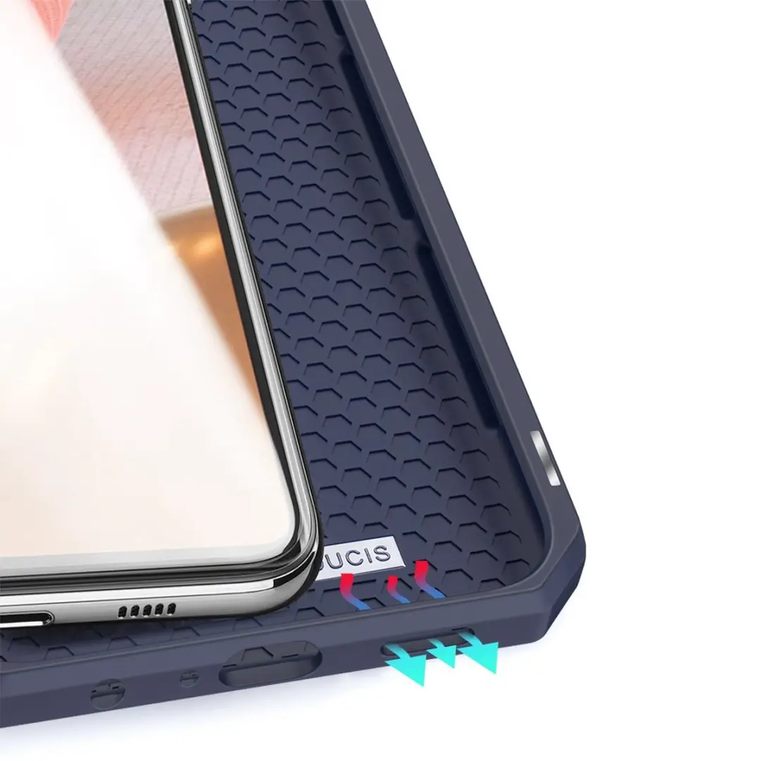 Dux Ducis Skin X Hoesje Samsung Galaxy A72 5G - Donker Blauw