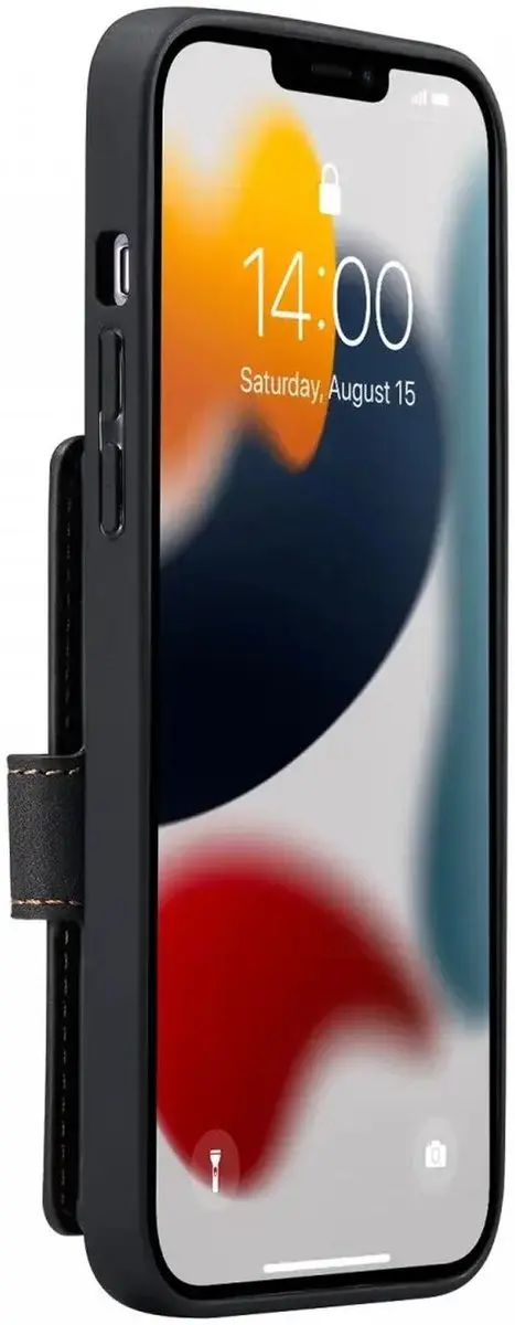 Caseme JH-01 Hoesje iPhone 13 - Pasjeshouder 4 Stuks - Zwart