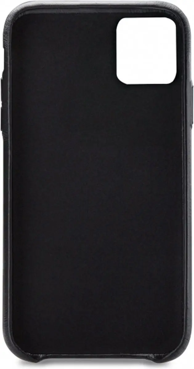 Senza Pure Cardslot Serie LEACVR1078 iPhone 11 Pro Max Hoesje - Echt Leer - Zwart