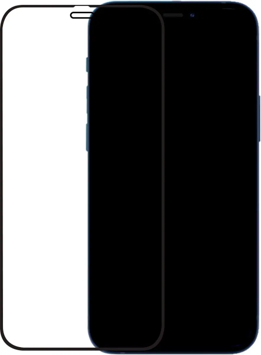 Mobilize iPhone 12 Mini Glazen Screenprotector - Zwart