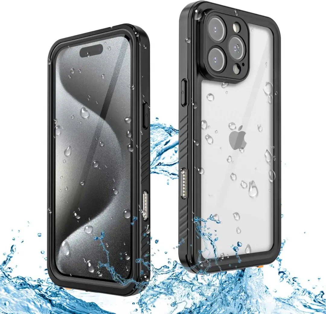 Redpepper Dot Plus Waterproof Backcover iPhone 16 Pro - Zwart