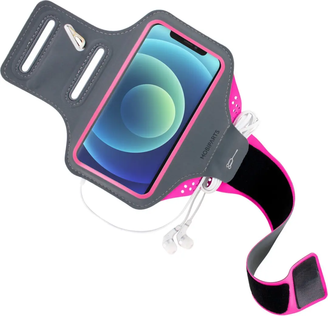 Mobiparts Hardlooparmband iPhone 12 Mini MP-111644 - Roze