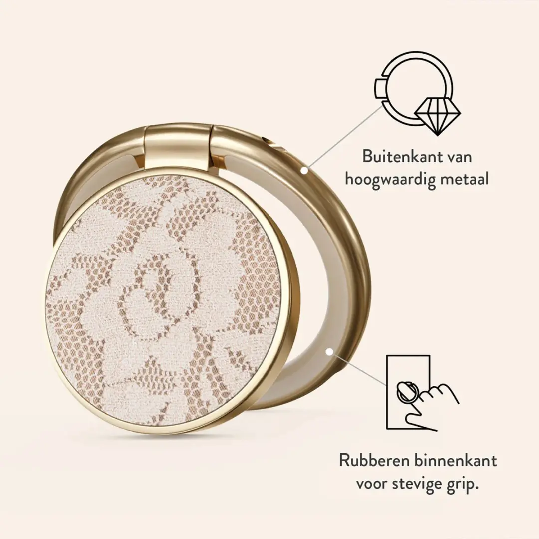Burga Ringholder Gold Gone Country - Telefoonbutton