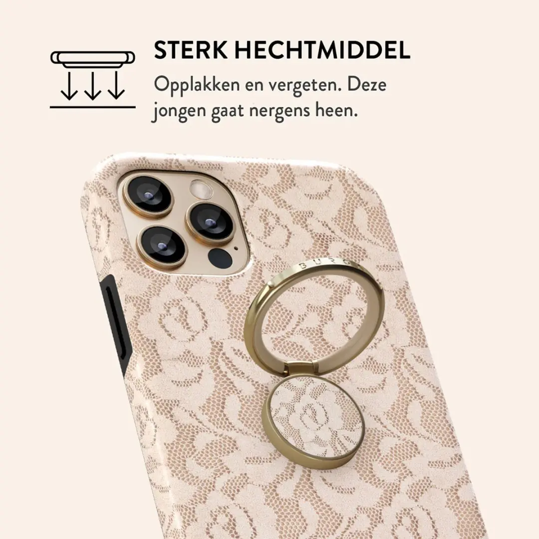 Burga Ringholder Gold Gone Country - Telefoonbutton