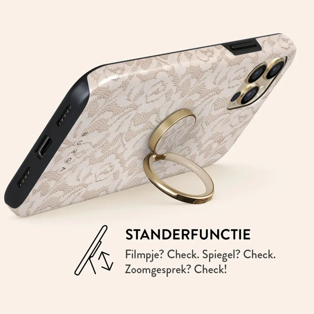 Burga Ringholder Gold Gone Country - Telefoonbutton