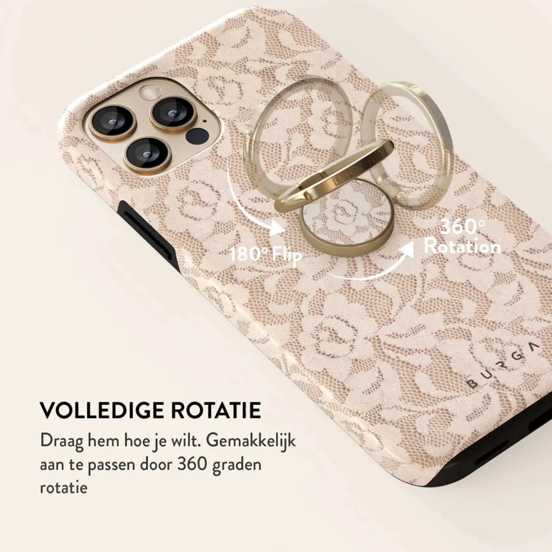 Burga Ringholder Gold Gone Country - Telefoonbutton
