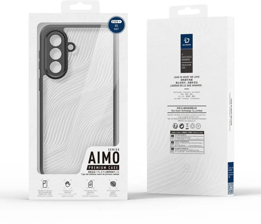 Dux Ducis Aimo Back Cover Case - Samsung Galaxy A37 - Zwart