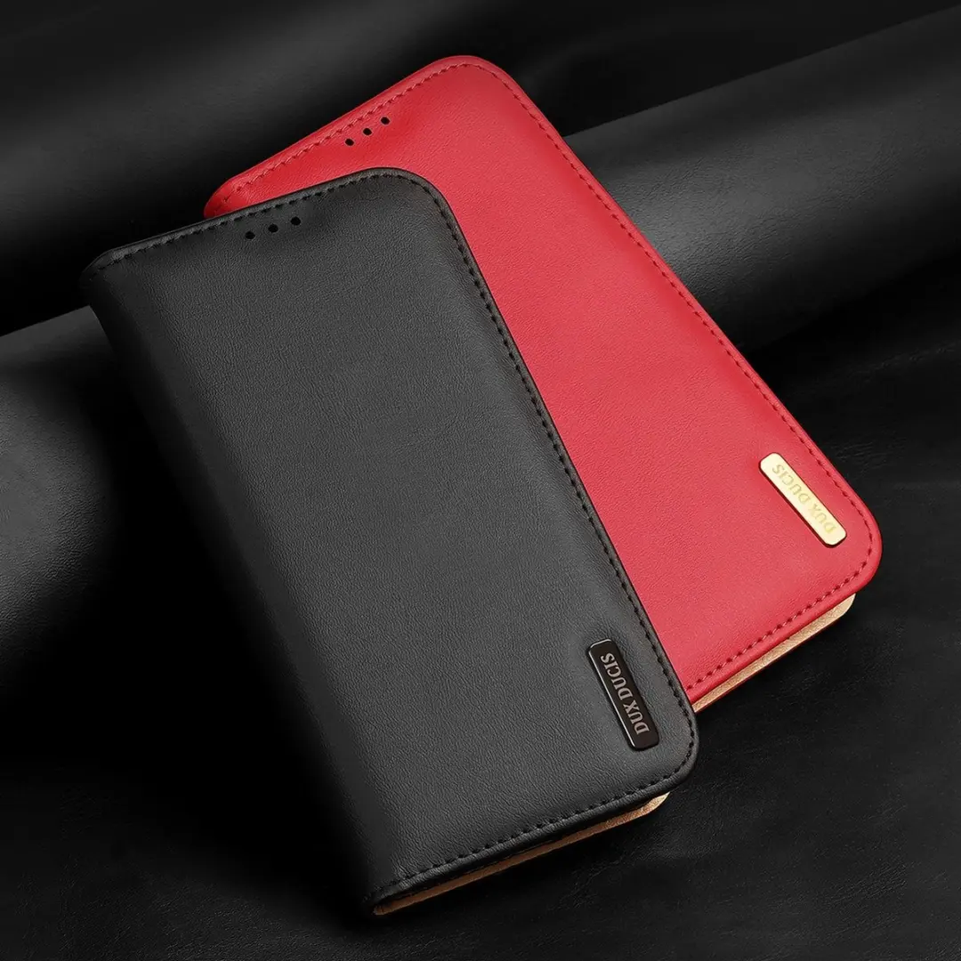 Dux Ducis Hivo Series iPhone 14 Pro Max Hoesje - Rood - 3 Pasjes - afbeelding 6 van 6