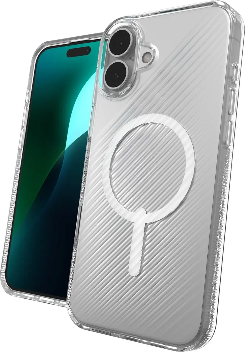 ZAGG Luxe Snap Mag iPhone 16 Plus Hoesje - 702315011 - Transparant