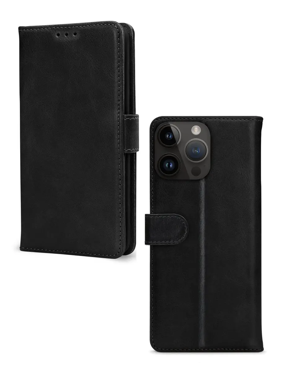 Mobilize Premium Gelly Wallet Bookcase iPhone 14 Pro Max - Zwart - afbeelding 6 van 6