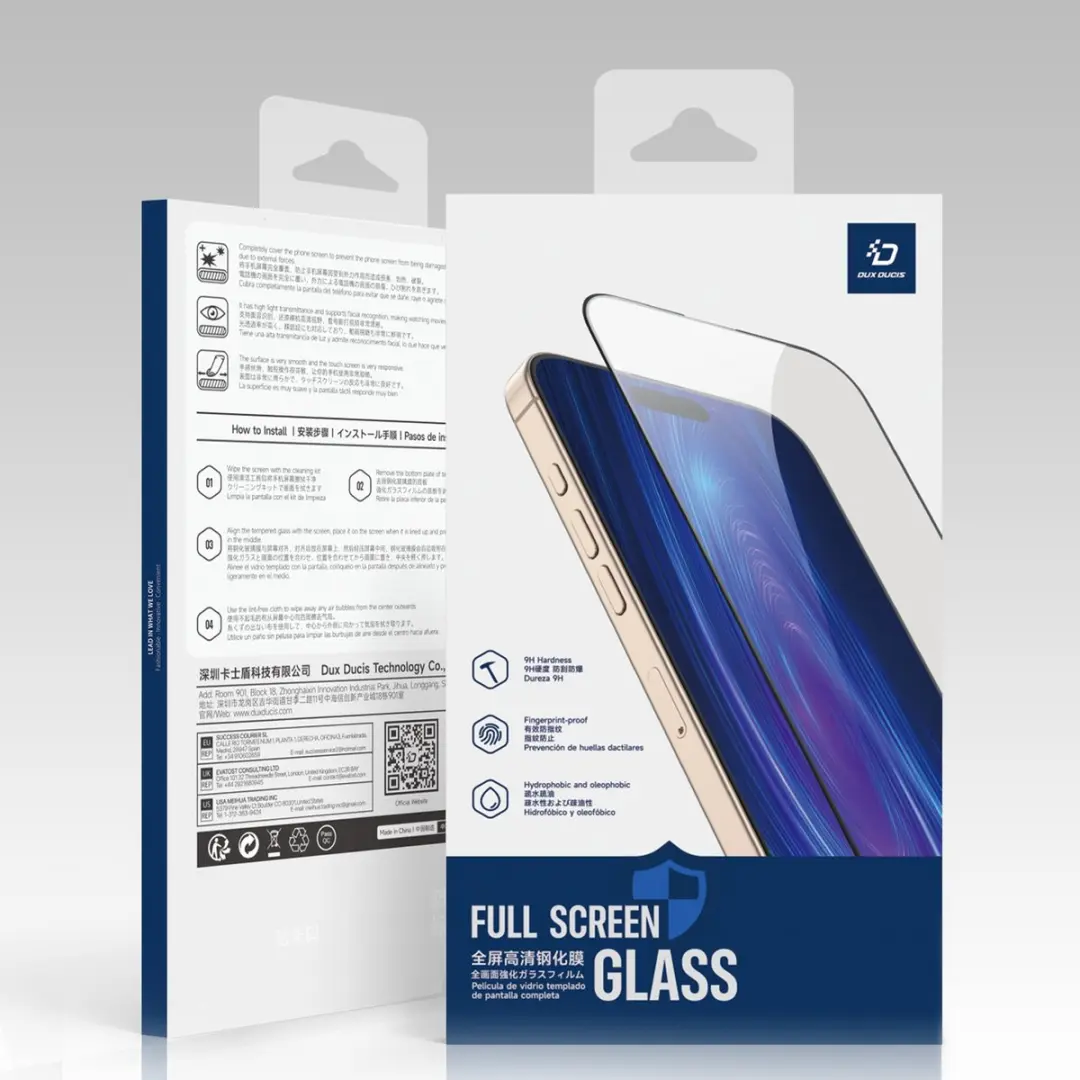 Dux Ducis Screen Protector OnePlus Nord 5 - Volledig Tempered Glas - Zwart