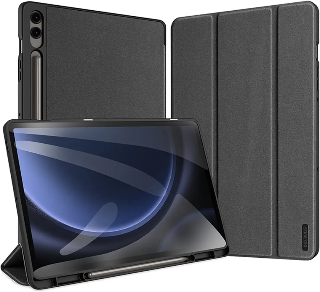 Dux Ducis Tablethoes Samsung Galaxy Tab S10 FE Plus - Zwart