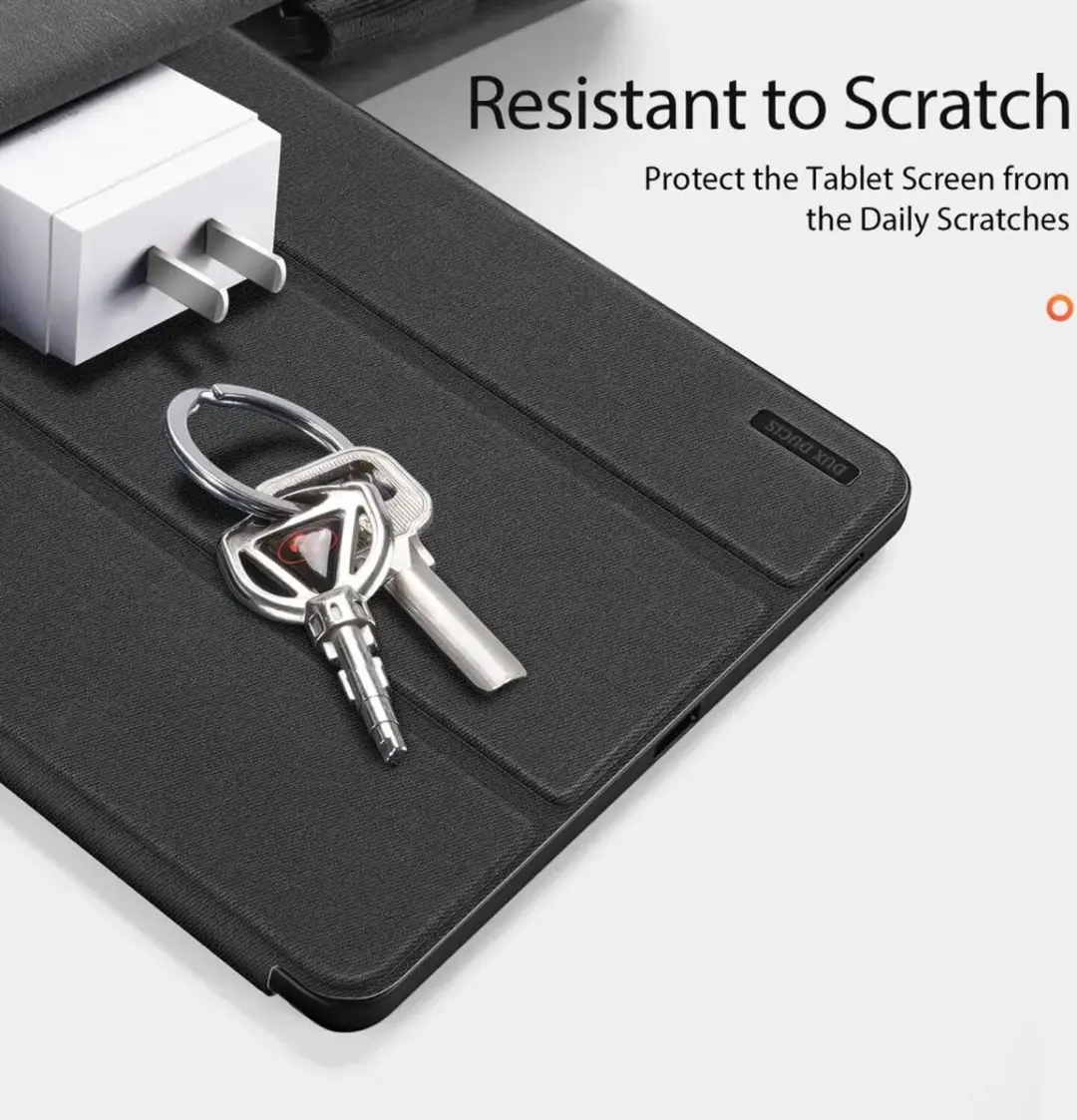 Dux Ducis Tablethoes Samsung Galaxy Tab S10 FE Plus - Zwart