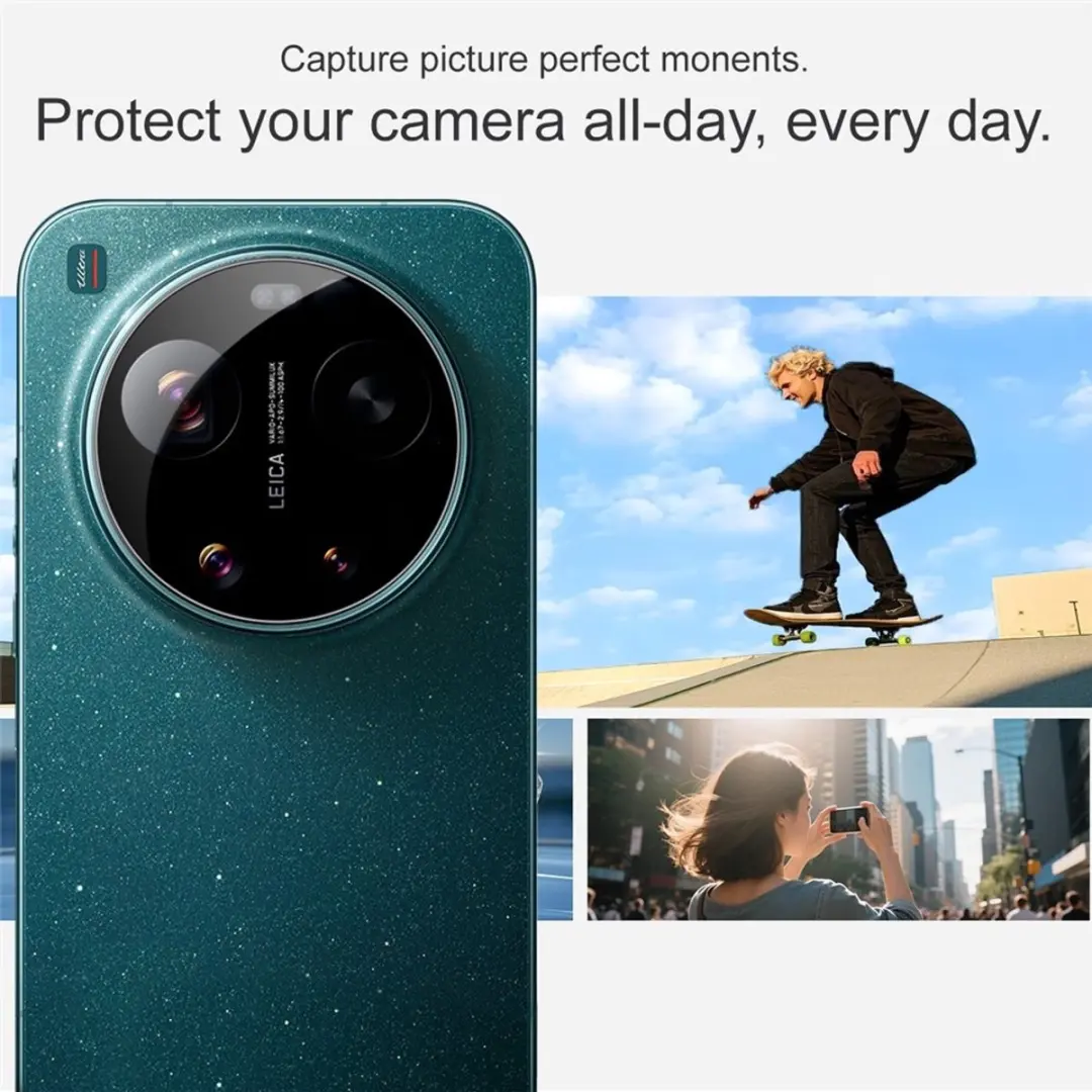 Imak 9H Tempered Glass Camera Lens Protector - Xiaomi 17 Ultra - Zwart