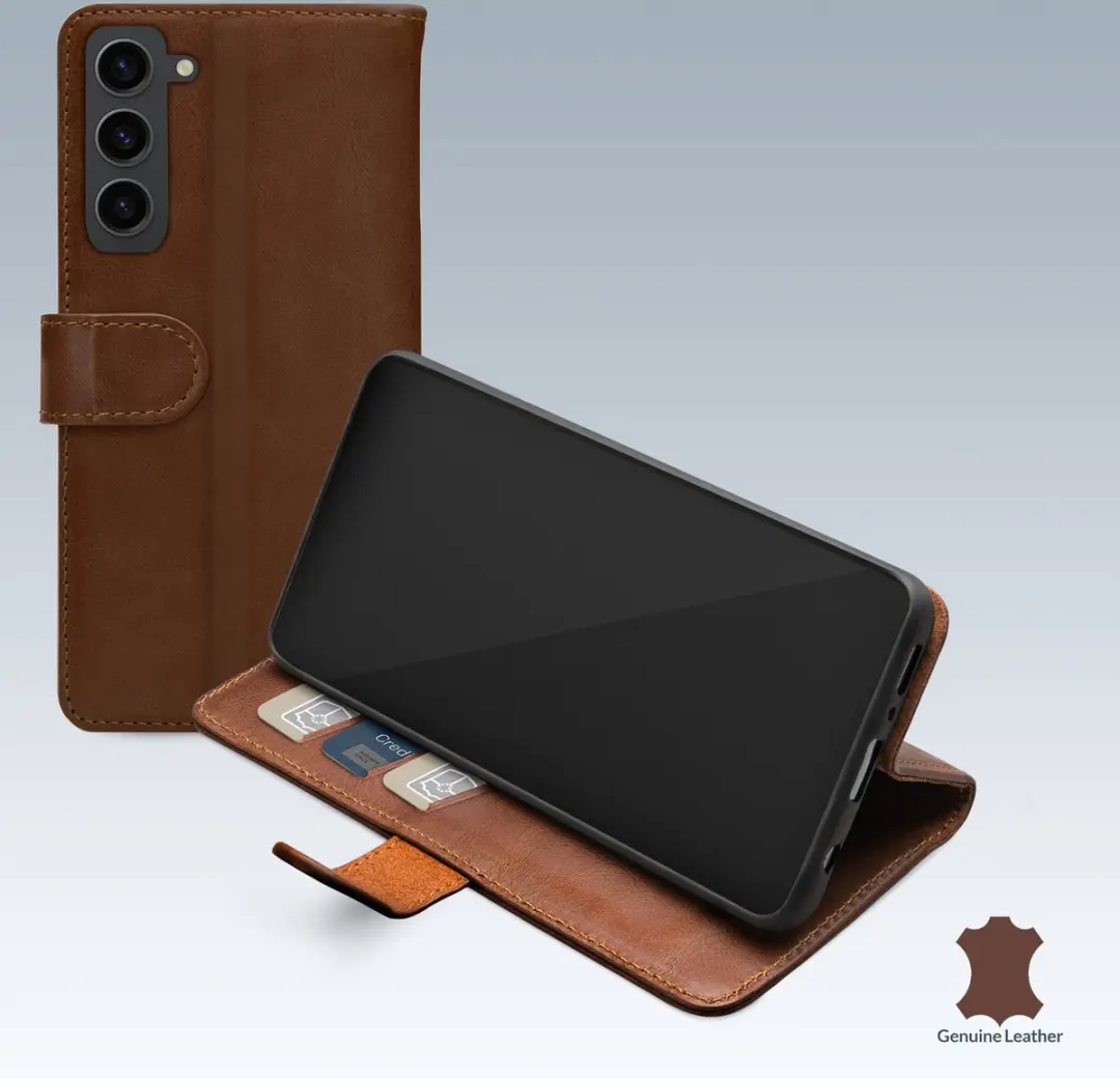 Mobilize Wallet Bookcase Telefoonhoesje Samsung Galaxy S23 - Bruin