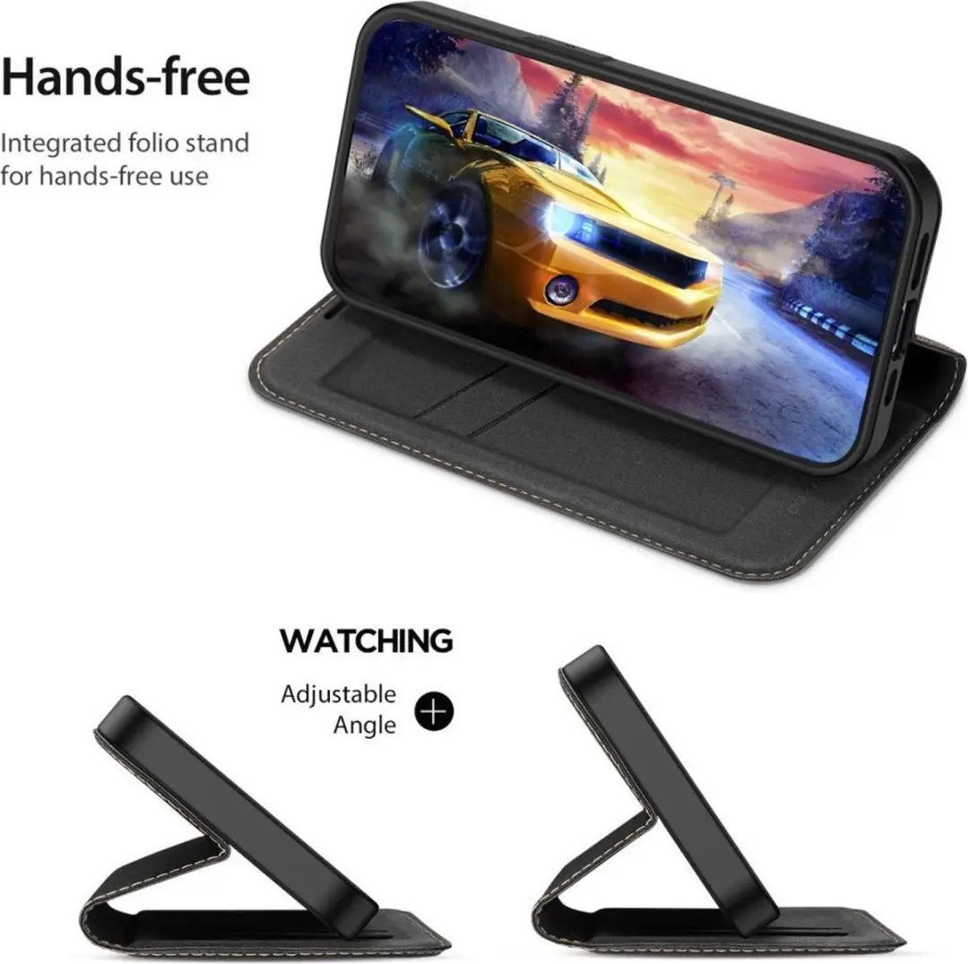 Dux Ducis Hoes iPhone 14 Book Case - Magnetisch - Zwart