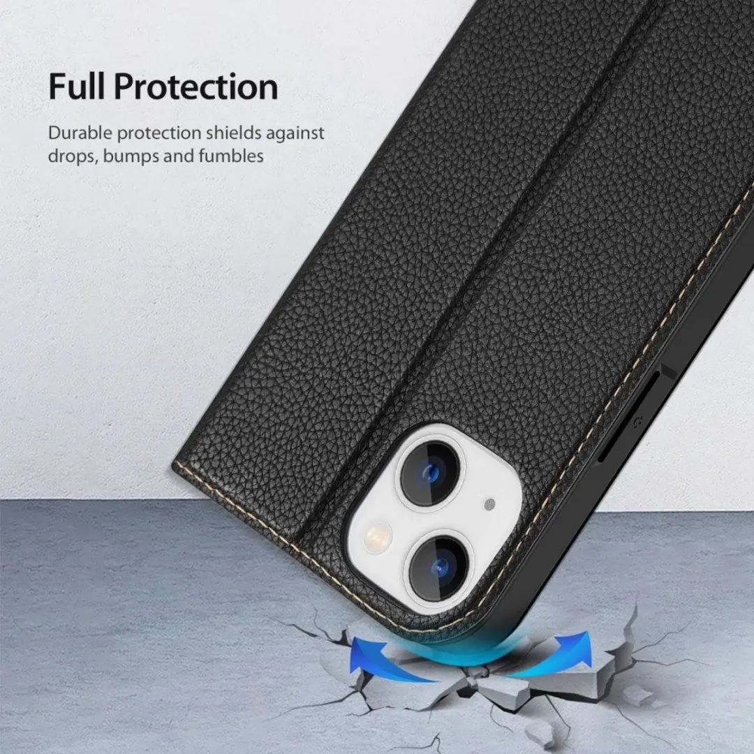 Dux Ducis Hoes iPhone 14 Book Case - Magnetisch - Zwart